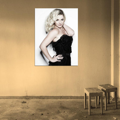 Britney Spears Beautiful Pop Music Singer Rare Wall Art Print Poster