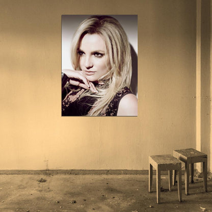 Britney Spears Beautiful Portrait Pop Music Singer Rare Wall Art Print Poster