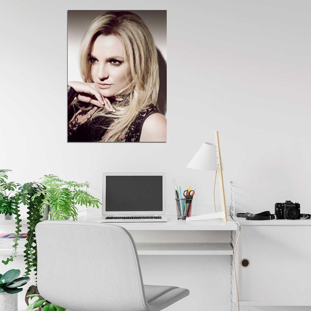 Britney Spears Beautiful Portrait Pop Music Singer Rare Wall Art Print Poster