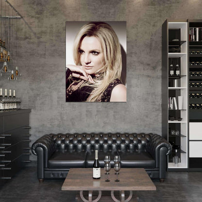 Britney Spears Beautiful Portrait Pop Music Singer Rare Wall Art Print Poster
