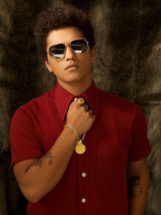 Bruno Mars Pop R&B Blues Music Singer Rare Wall Art Print Poster