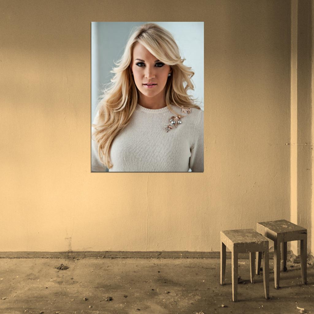 Carrie Underwood Country Music Singer Rare Wall Art Print Poster