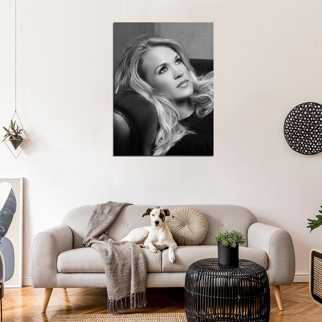 Carrie Underwood Portrait Country Music Singer Rare Wall Art Print Poster