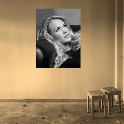 Carrie Underwood Portrait Country Music Singer Rare Wall Art Print Poster