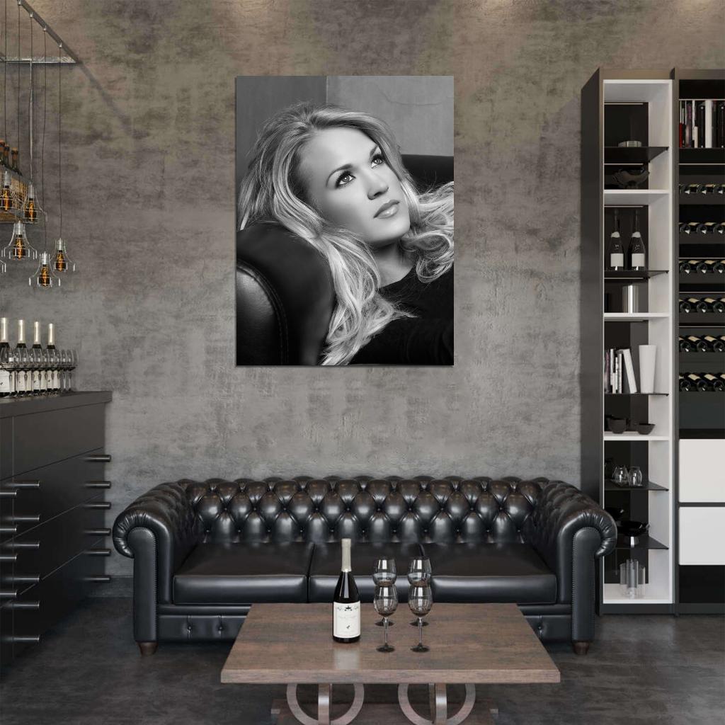 Carrie Underwood Portrait Country Music Singer Rare Wall Art Print Poster