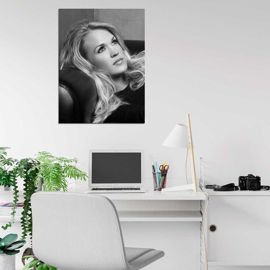 Carrie Underwood Portrait Country Music Singer Rare Wall Art Print Poster