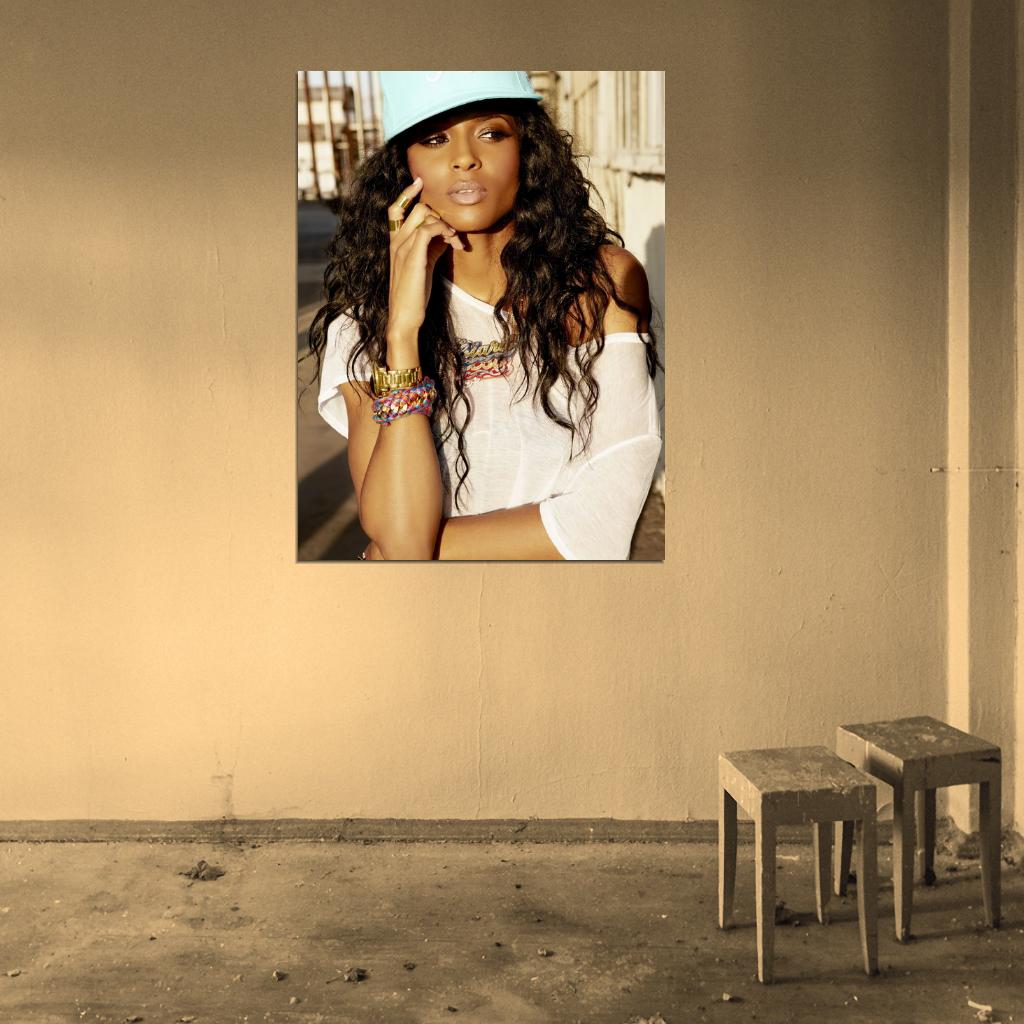 Ciara Beautiful R&B Pop Music Singer Rare Wall Art Print Poster