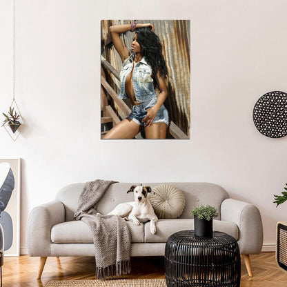 Ciara Hot Sexy R&B Music Singer Rare Wall Art Print Poster