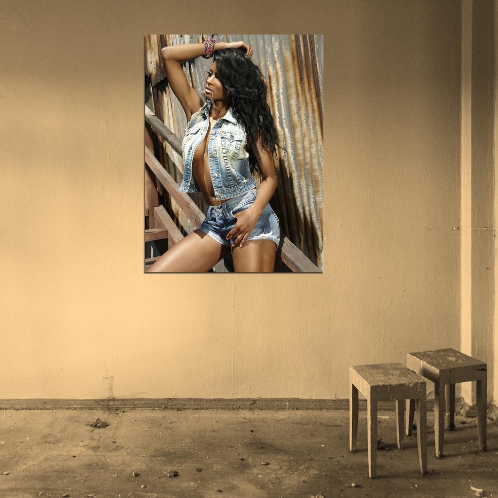 Ciara Hot Sexy R&B Music Singer Rare Wall Art Print Poster