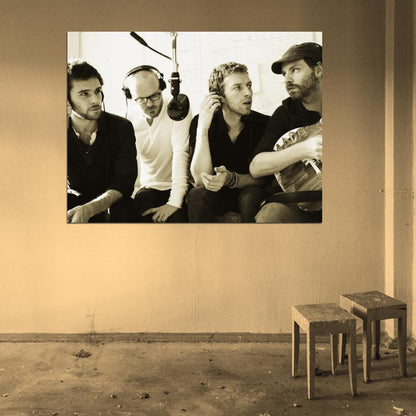 Coldplay Rock Band Music Rare Wall Art Print Poster