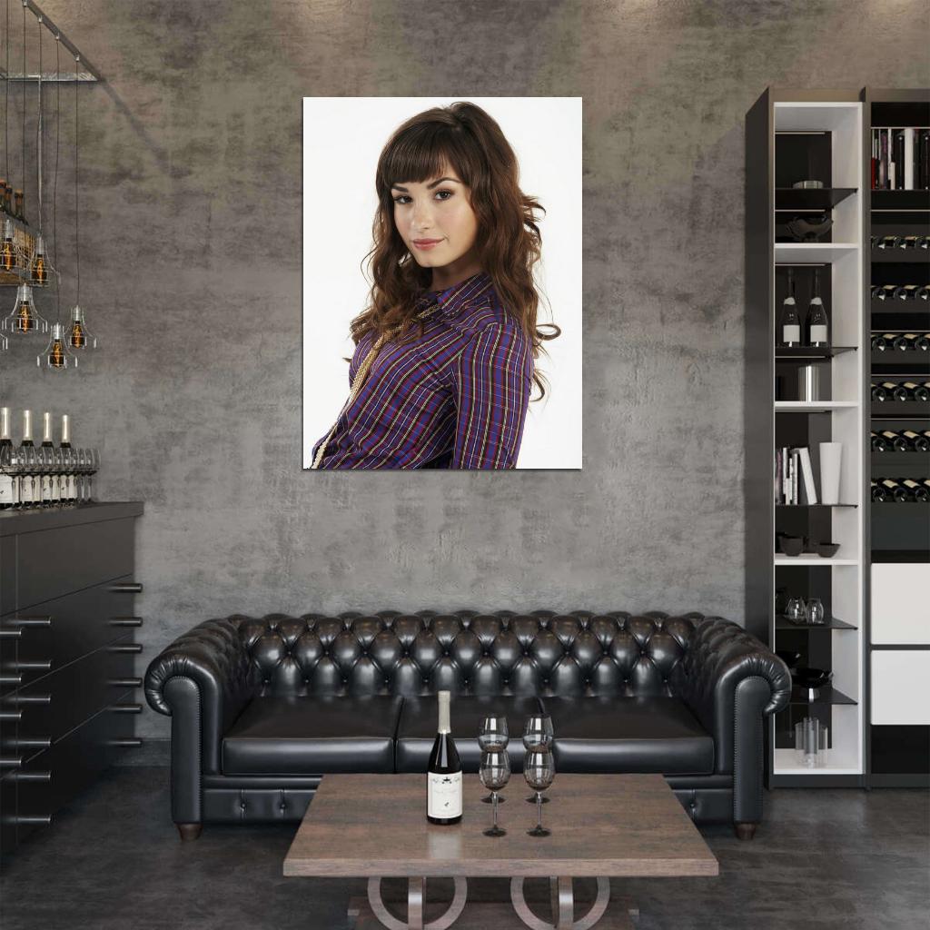 Demi Lovato Cute Pop R&B Music Singer Rare Wall Art Print Poster