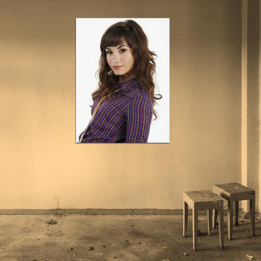 Demi Lovato Cute Pop R&B Music Singer Rare Wall Art Print Poster