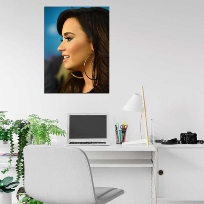 Demi Lovato Beautiful Portrait Pop Music Singer Rare Wall Art Print Poster