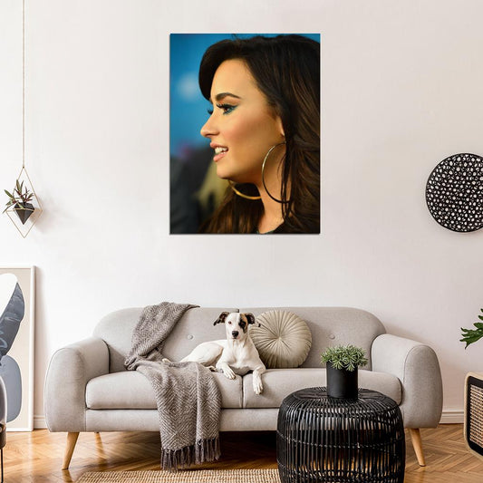 Demi Lovato Beautiful Portrait Pop Music Singer Rare Wall Art Print Poster