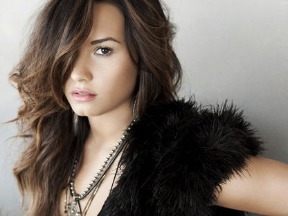 Demi Lovato Portrait Pop Music Singer Rare Wall Art Print Poster