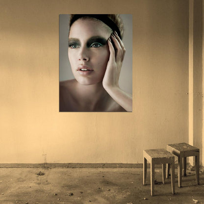 Doutzen Kroes Beautiful Eyes Portrait Model Rare Wall Art Print Poster