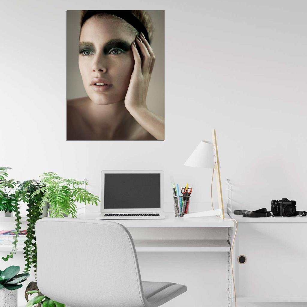 Doutzen Kroes Beautiful Eyes Portrait Model Rare Wall Art Print Poster