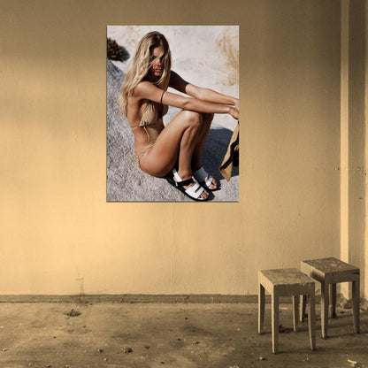 Doutzen Kroes Sexy Pose Model Rare Wall Art Print Poster