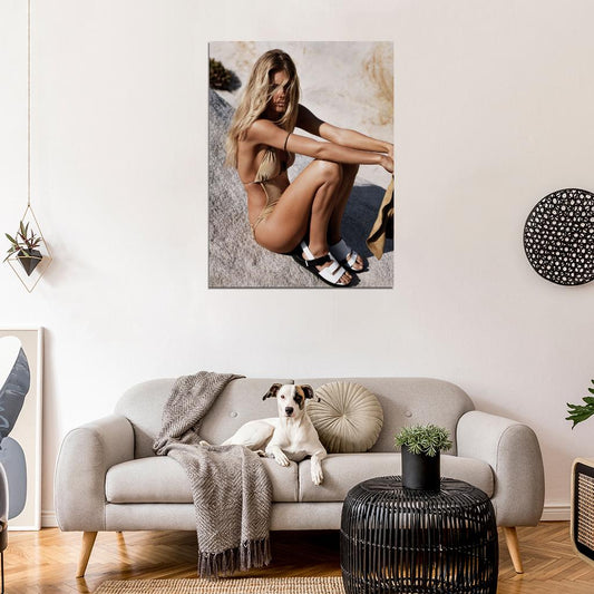 Doutzen Kroes Sexy Pose Model Rare Wall Art Print Poster