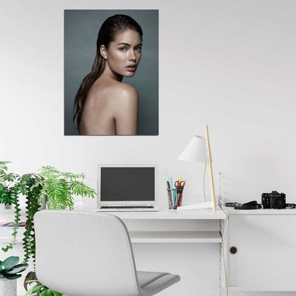 Doutzen Kroes Cute Sexy Model Rare Wall Art Print Poster