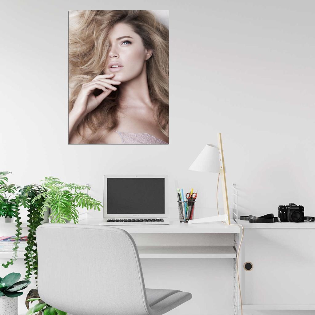 Doutzen Kroes Portrait Beautiful Model Rare Wall Art Print Poster