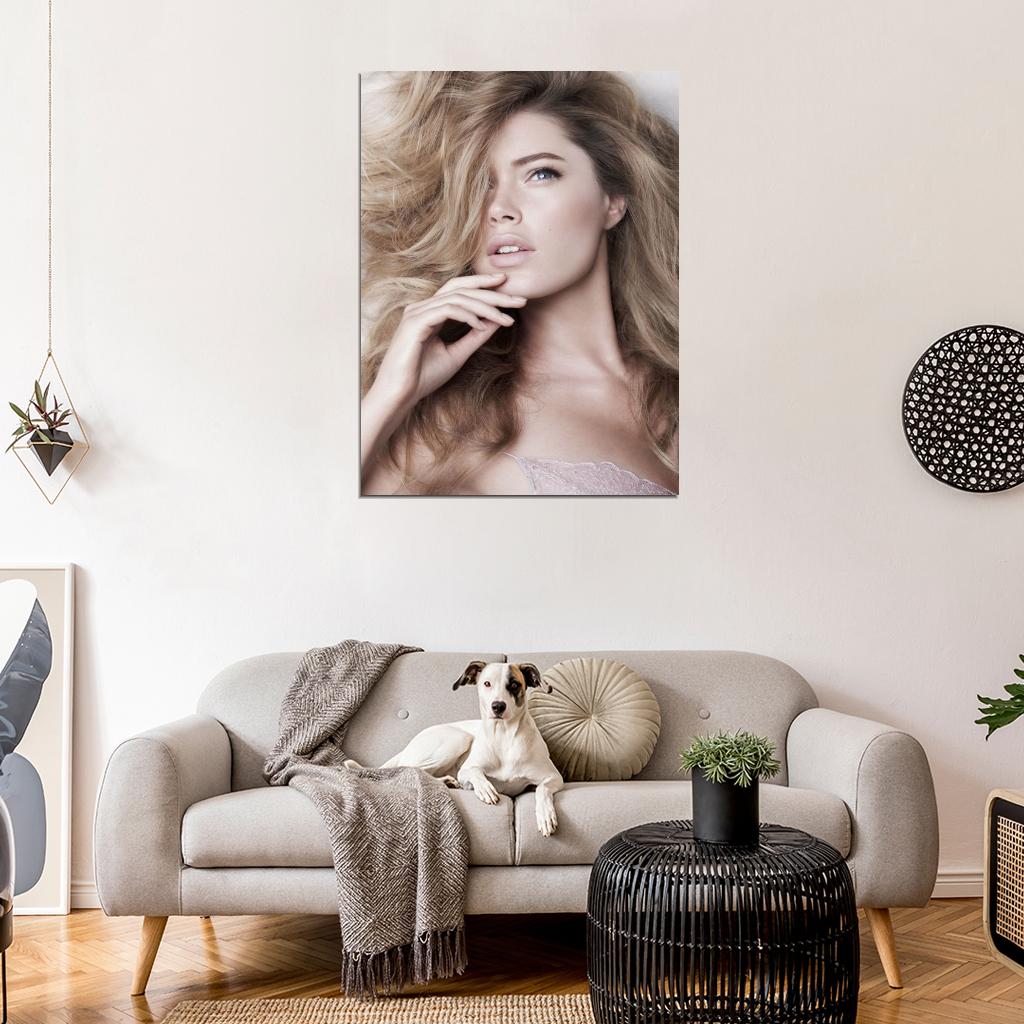 Doutzen Kroes Portrait Beautiful Model Rare Wall Art Print Poster