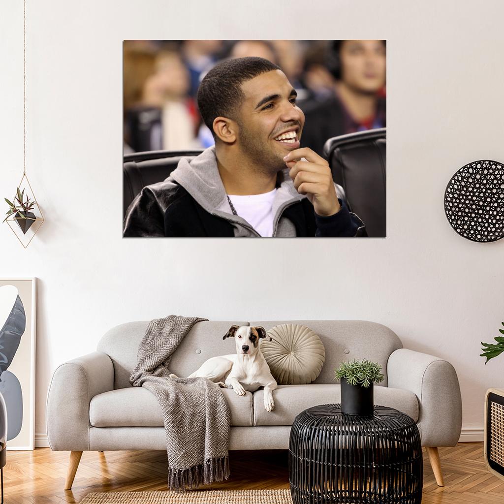 Drake Smile Hip-Hop Rap Music Singer Rare Wall Art Print Poster