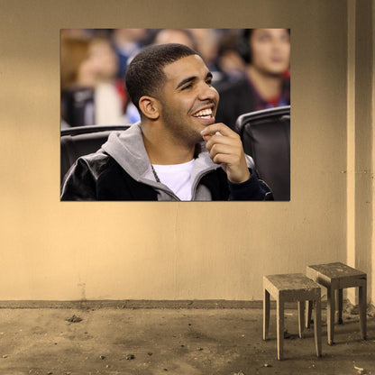 Drake Smile Hip-Hop Rap Music Singer Rare Wall Art Print Poster