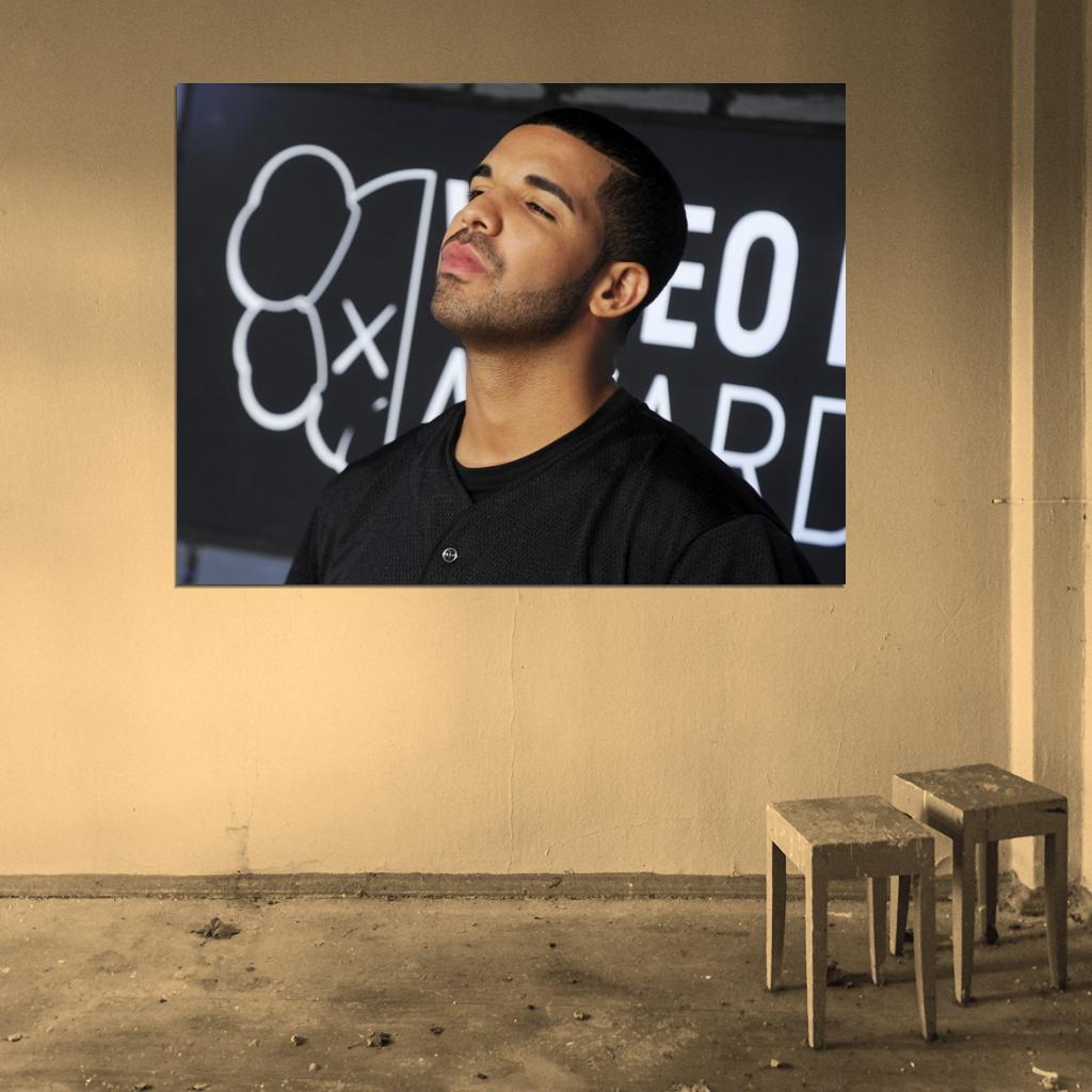 Drake Hip-Hop Rap Music Singer Rare Wall Art Print Poster
