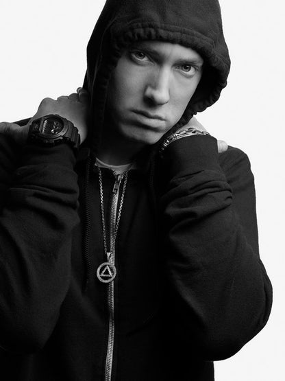 Eminem Hoodie Hip Hop Rap Music Singer BW Rare Wall Art Print Poster