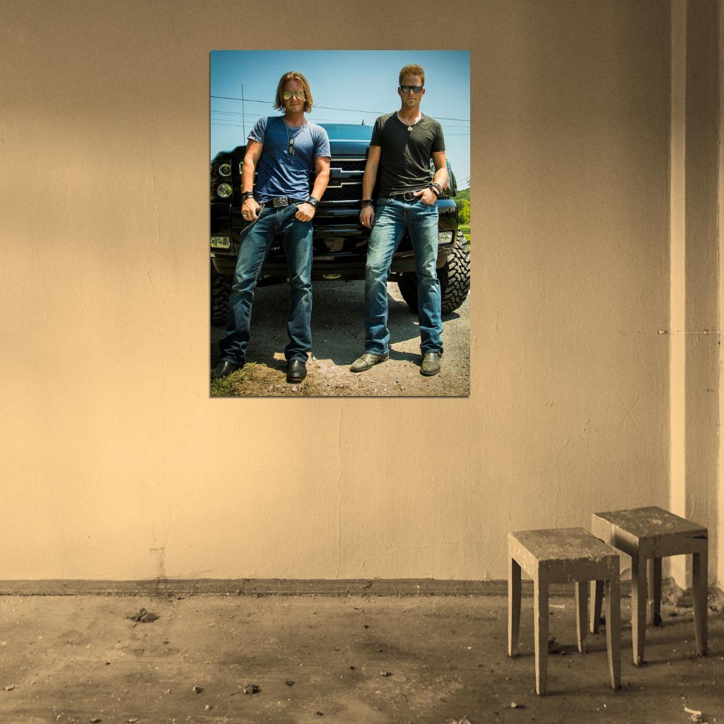 Florida Georgia Line Country Pop Duo Music Rare Wall Art Print Poster