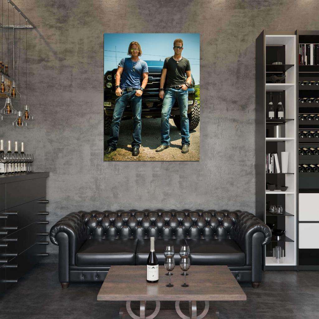 Florida Georgia Line Country Pop Duo Music Rare Wall Art Print Poster