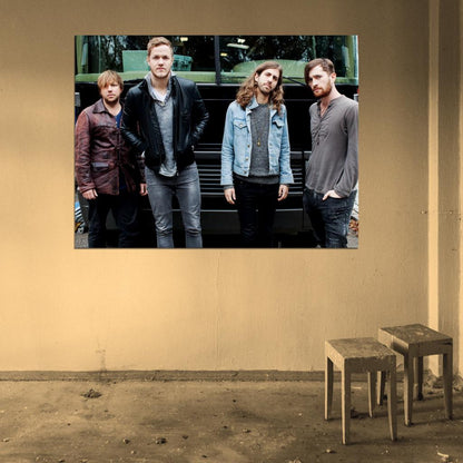 Imagine Dragons Alternative Rock Band Music Rare Wall Art Print Poster