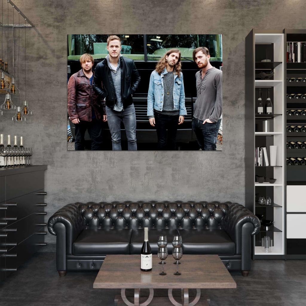 Imagine Dragons Alternative Rock Band Music Rare Wall Art Print Poster