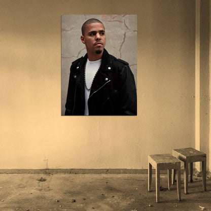 J. Cole Hip Hop Rap Music Singer Rare Wall Art Print Poster