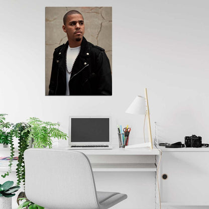 J. Cole Hip Hop Rap Music Singer Rare Wall Art Print Poster
