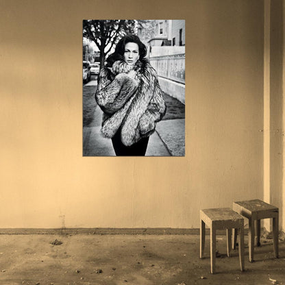 Jennifer Lopez Pop R&B Music Singer BW Rare Wall Art Print Poster