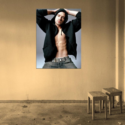 Justin Timberlake Sexy Hot Pop Music Singer Rare Wall Art Print Poster
