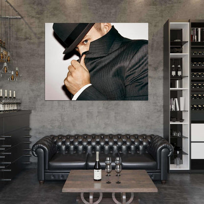 Justin Timberlake Pop R&B Music Singer Rare Wall Art Print Poster