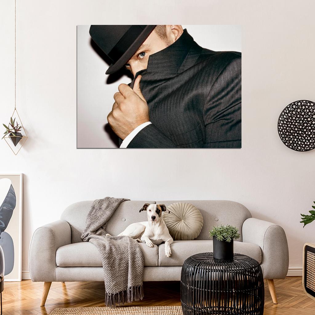 Justin Timberlake Pop R&B Music Singer Rare Wall Art Print Poster