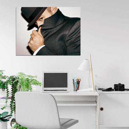 Justin Timberlake Pop R&B Music Singer Rare Wall Art Print Poster