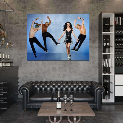 Katy Perry Dance Sexy Pop Music Singer Rare Wall Art Print Poster