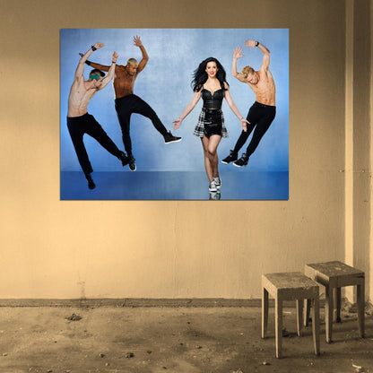 Katy Perry Dance Sexy Pop Music Singer Rare Wall Art Print Poster