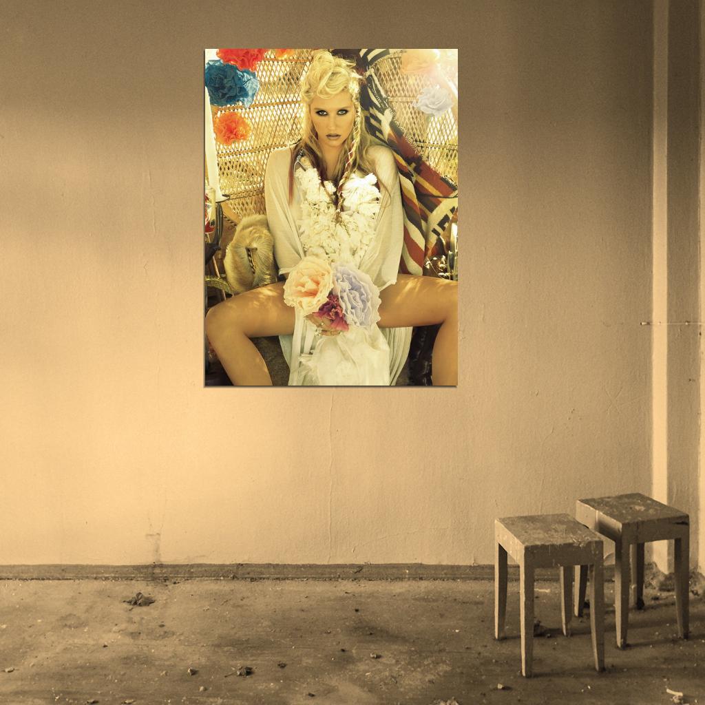 Kesha Hot Sexy Pop Music Singer Rare Wall Art Print Poster
