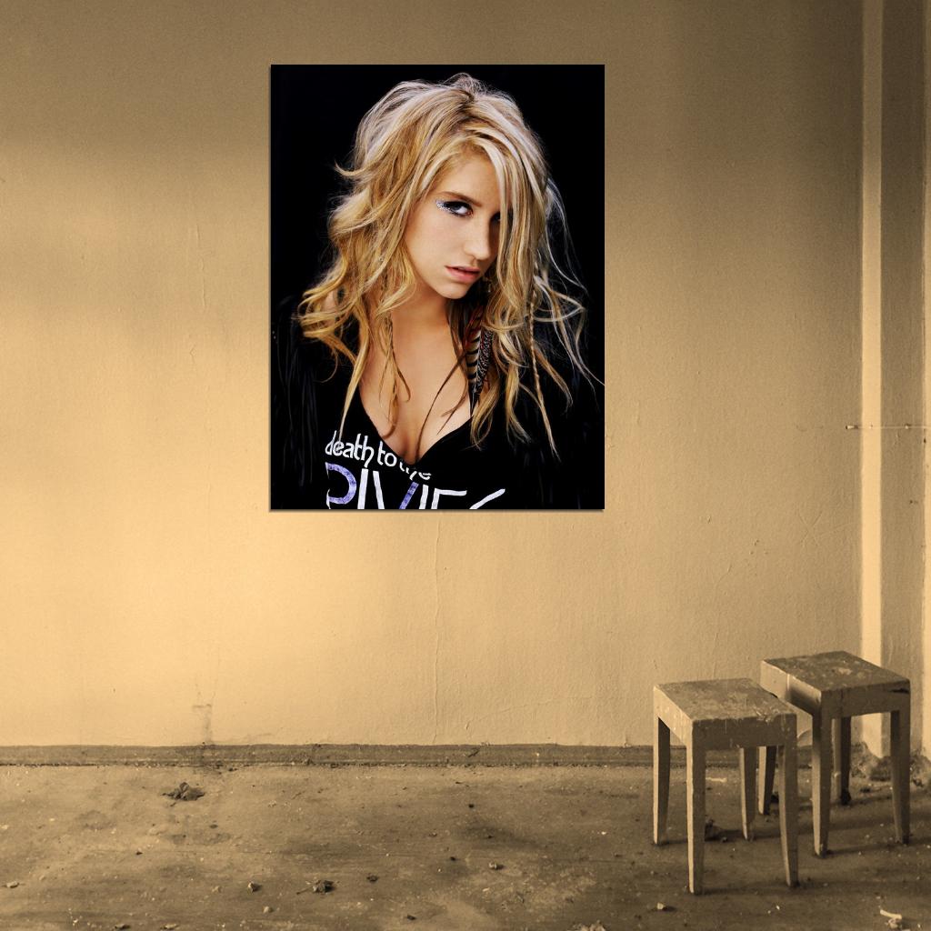 Kesha Hot Sexy Pop Music Singer Rare Wall Art Print Poster
