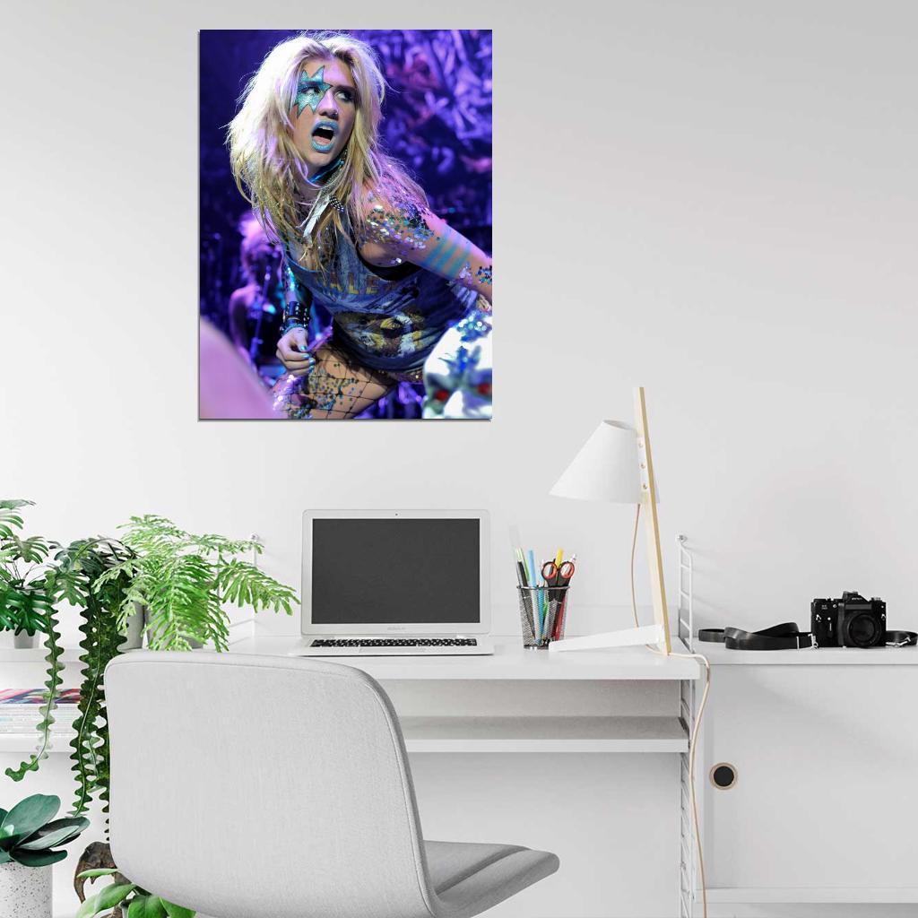Kesha Hot Pop Music Singer Rare Wall Art Print Poster