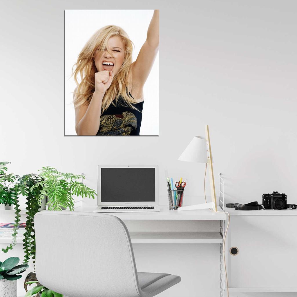 Kelly Clarkson Scream Pop Music Singer Rare Wall Art Print Poster