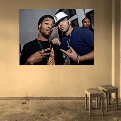 Kid Cudi Drake Hip Hop Rap Music Singer Rare Wall Art Print Poster