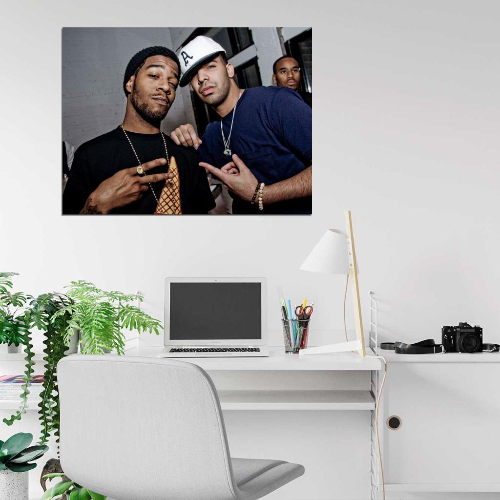 Kid Cudi Drake Hip Hop Rap Music Singer Rare Wall Art Print Poster