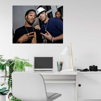 Kid Cudi Drake Hip Hop Rap Music Singer Rare Wall Art Print Poster